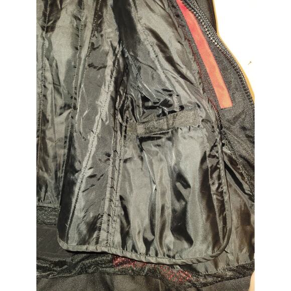SEDICI Mesh Motorcycle Jacket With Liner Black Red White L2 Protection Medium - Picture 6 of 12